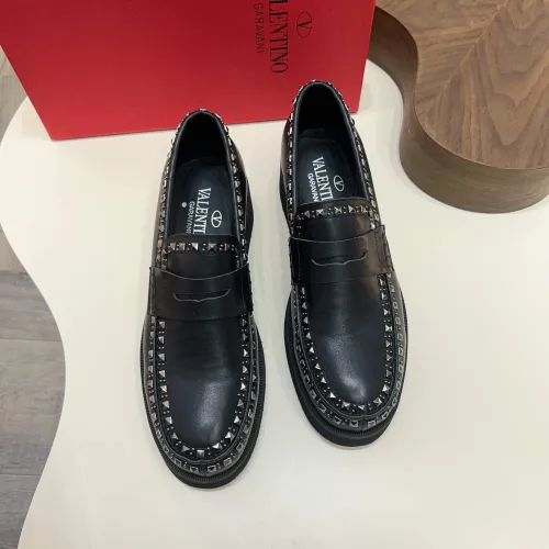Replica Valentino Leather Shoes For Men #1480819 $128.00 USD for Wholesale