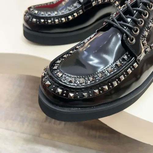 Replica Valentino Leather Shoes For Men #1480821 $128.00 USD for Wholesale