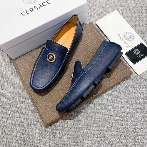 Cheap Versace Leather Shoes For Men #1480854, $$85.00 USD On Versace Leather Shoes