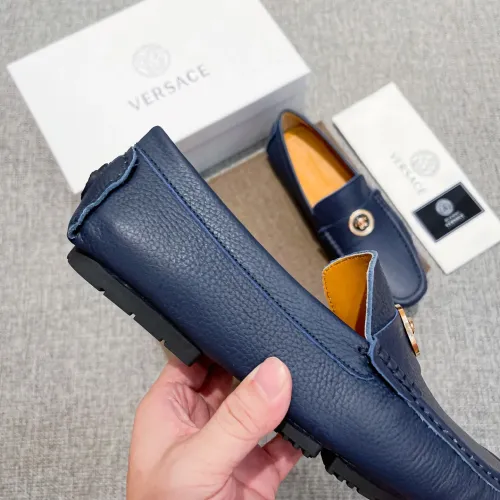 Replica Versace Leather Shoes For Men #1480854 $85.00 USD for Wholesale