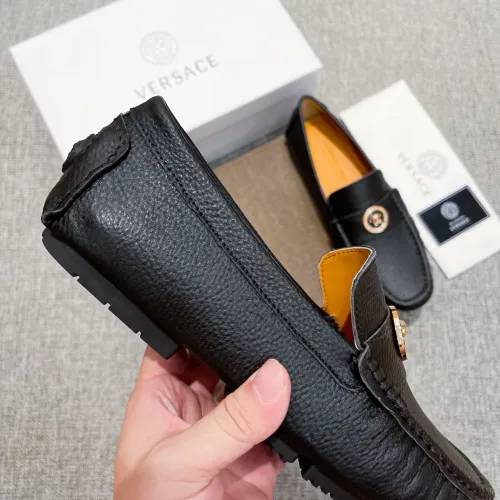 Replica Versace Leather Shoes For Men #1480856 $85.00 USD for Wholesale