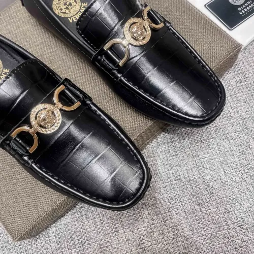 Replica Versace Leather Shoes For Men #1480857 $85.00 USD for Wholesale