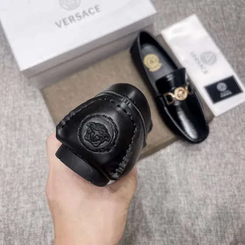 Replica Versace Leather Shoes For Men #1480857 $85.00 USD for Wholesale