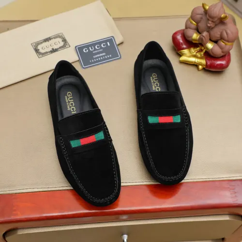 Replica Gucci Oxfords Shoes For Men #1480894 $76.00 USD for Wholesale