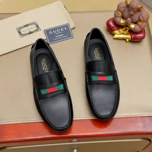 Replica Gucci Oxfords Shoes For Men #1480895 $76.00 USD for Wholesale