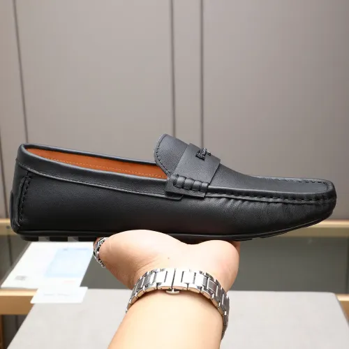 Replica Salvatore Ferragamo Leather Shoes For Men #1480914 $80.00 USD for Wholesale