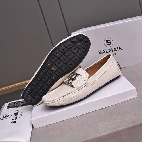 Replica Balmain Leather Shoes For Men #1480919 $80.00 USD for Wholesale