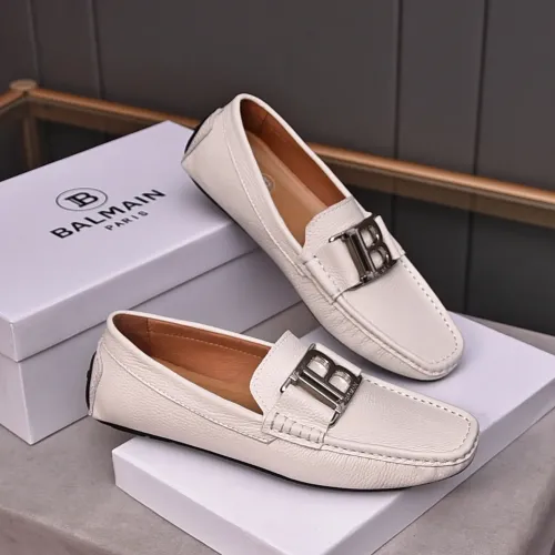 Replica Balmain Leather Shoes For Men #1480919 $80.00 USD for Wholesale