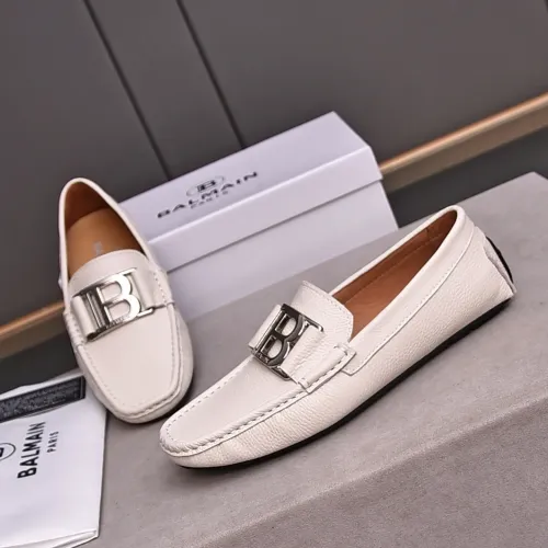 Replica Balmain Leather Shoes For Men #1480919 $80.00 USD for Wholesale