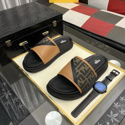 Cheap Fendi Slippers For Men #1481154, $$60.00 USD On Fendi Slippers