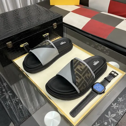 Cheap Fendi Slippers For Men #1481156, $$60.00 USD On Fendi Slippers