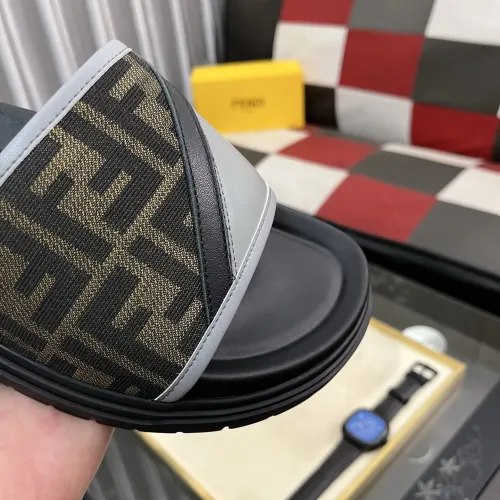 Replica Fendi Slippers For Men #1481156 $60.00 USD for Wholesale