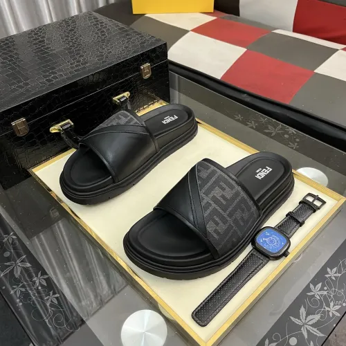 Cheap Fendi Slippers For Men #1481157, $$60.00 USD On Fendi Slippers