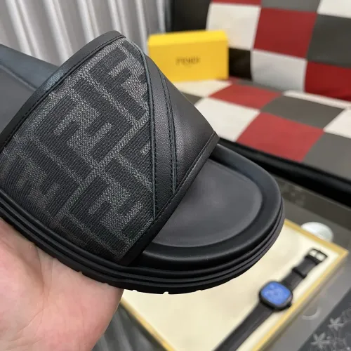 Replica Fendi Slippers For Men #1481157 $60.00 USD for Wholesale