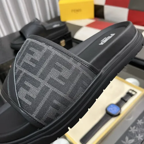Replica Fendi Slippers For Men #1481157 $60.00 USD for Wholesale