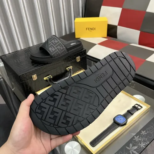 Replica Fendi Slippers For Men #1481157 $60.00 USD for Wholesale