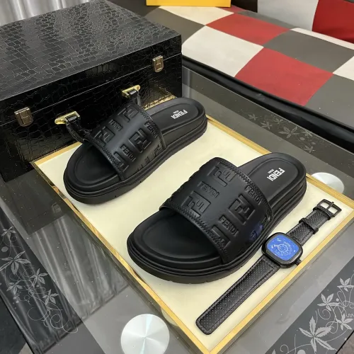 Cheap Fendi Slippers For Men #1481158, $$60.00 USD On Fendi Slippers