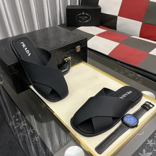 Replica Prada Slippers For Men #1481159 $60.00 USD for Wholesale