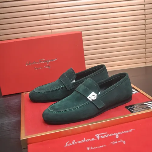 Cheap Salvatore Ferragamo Leather Shoes For Men #1481305, $$100.00 USD On Salvatore Ferragamo Leather Shoes