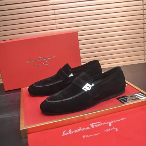 Cheap Salvatore Ferragamo Leather Shoes For Men #1481306, $$100.00 USD On Salvatore Ferragamo Leather Shoes