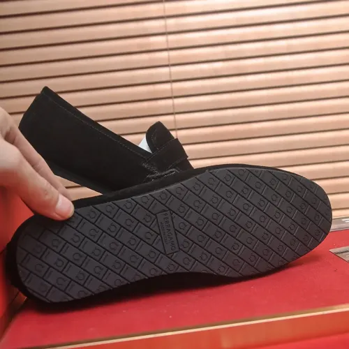 Replica Salvatore Ferragamo Leather Shoes For Men #1481306 $100.00 USD for Wholesale