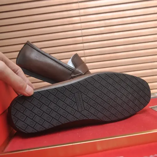 Replica Salvatore Ferragamo Leather Shoes For Men #1481307 $100.00 USD for Wholesale