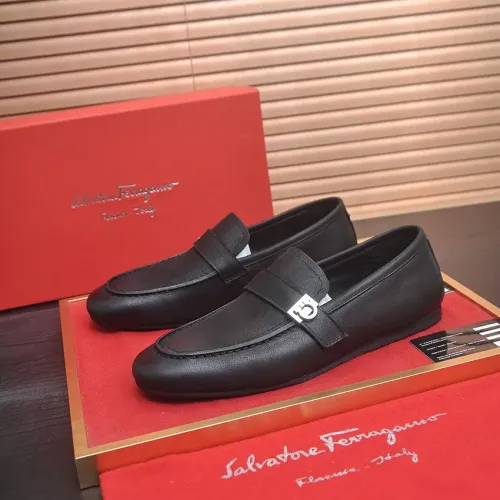 Cheap Salvatore Ferragamo Leather Shoes For Men #1481308, $$100.00 USD On Salvatore Ferragamo Leather Shoes