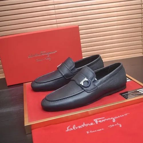 Cheap Salvatore Ferragamo Leather Shoes For Men #1481309, $$100.00 USD On Salvatore Ferragamo Leather Shoes