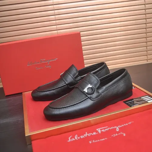 Cheap Salvatore Ferragamo Leather Shoes For Men #1481310, $$100.00 USD On Salvatore Ferragamo Leather Shoes