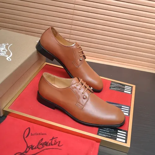 Replica Christian Louboutin Leather Shoes For Men #1481311 $112.00 USD for Wholesale