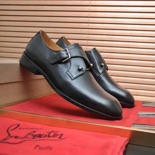 Replica Christian Louboutin Leather Shoes For Men #1481314 $112.00 USD for Wholesale