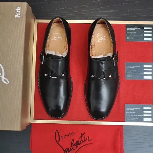 Replica Christian Louboutin Leather Shoes For Men #1481314 $112.00 USD for Wholesale