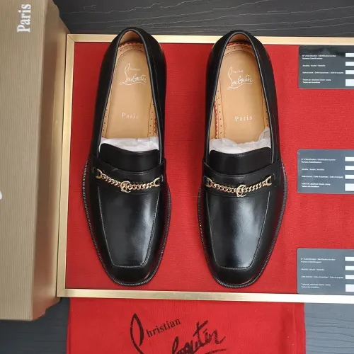 Replica Christian Louboutin Leather Shoes For Men #1481316 $112.00 USD for Wholesale