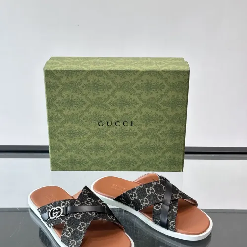 Replica Gucci Slippers For Men #1481366 $56.00 USD for Wholesale