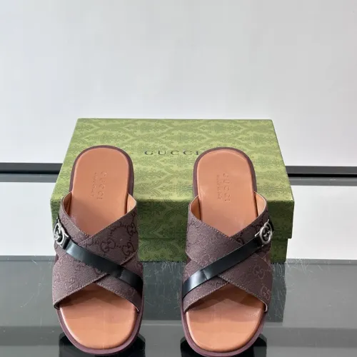 Replica Gucci Slippers For Men #1481367 $56.00 USD for Wholesale