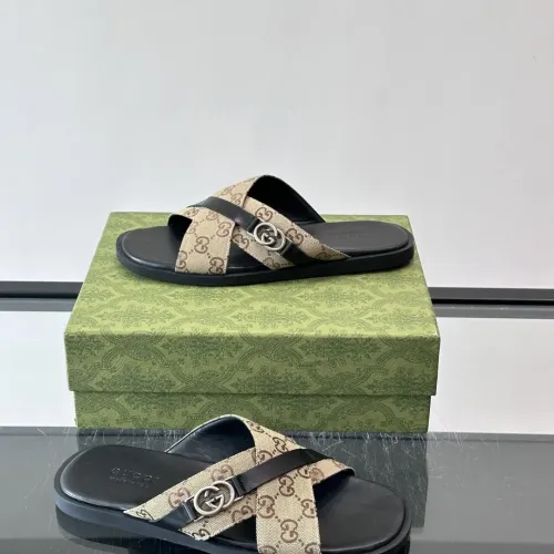 Replica Gucci Slippers For Men #1481370 $56.00 USD for Wholesale