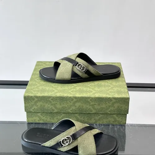Replica Gucci Slippers For Men #1481372 $56.00 USD for Wholesale
