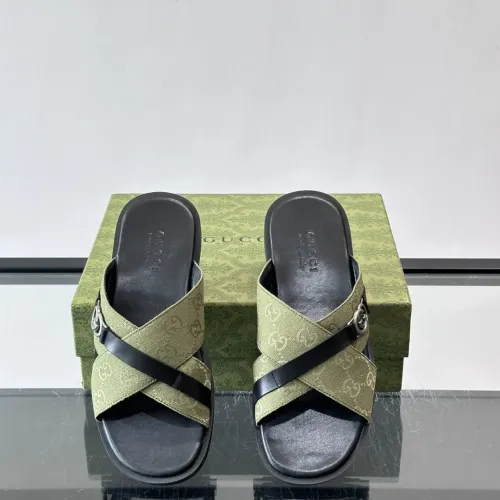 Replica Gucci Slippers For Men #1481372 $56.00 USD for Wholesale