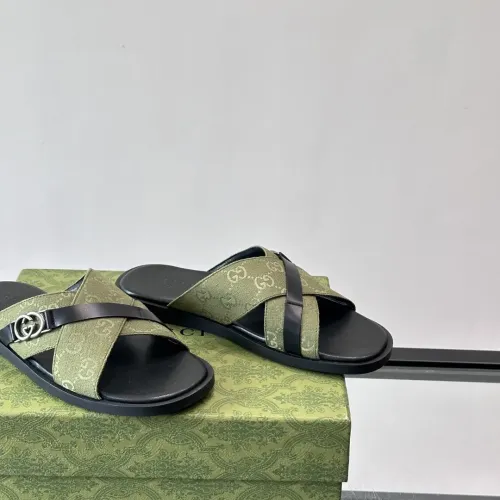 Replica Gucci Slippers For Men #1481372 $56.00 USD for Wholesale