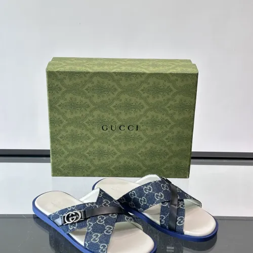 Replica Gucci Slippers For Men #1481373 $56.00 USD for Wholesale