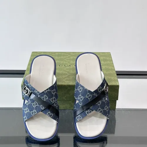 Replica Gucci Slippers For Men #1481373 $56.00 USD for Wholesale