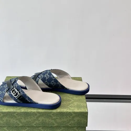 Replica Gucci Slippers For Men #1481373 $56.00 USD for Wholesale