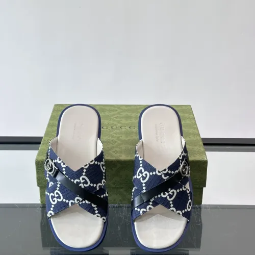 Replica Gucci Slippers For Men #1481376 $56.00 USD for Wholesale