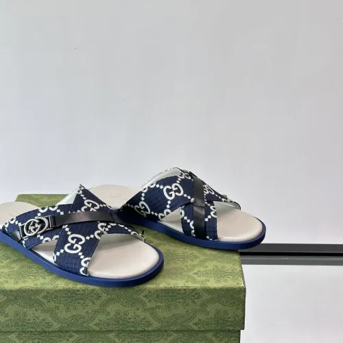 Replica Gucci Slippers For Men #1481376 $56.00 USD for Wholesale