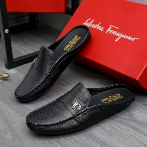 Cheap Salvatore Ferragamo Leather Shoes For Men #1481393, $$68.00 USD On Salvatore Ferragamo Leather Shoes