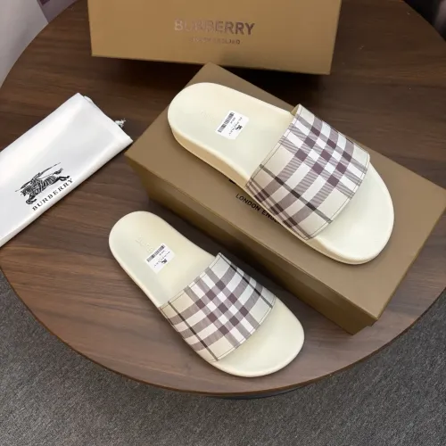 Replica Burberry Slippers For Men #1481471 $45.00 USD for Wholesale
