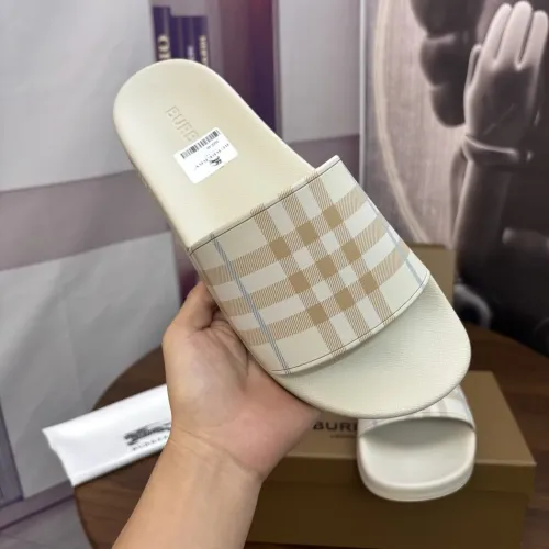 Replica Burberry Slippers For Men #1481473 $45.00 USD for Wholesale