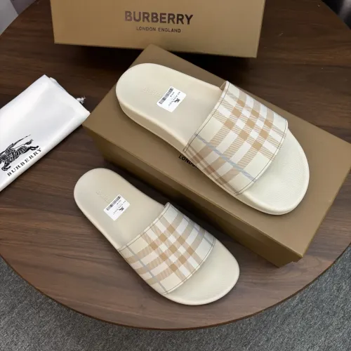Replica Burberry Slippers For Men #1481473 $45.00 USD for Wholesale