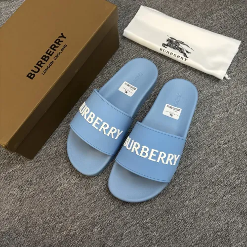 Replica Burberry Slippers For Men #1481491 $45.00 USD for Wholesale