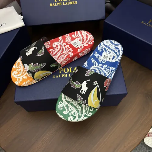 Replica Ralph Lauren Polo Slippers For Men #1481516 $45.00 USD for Wholesale